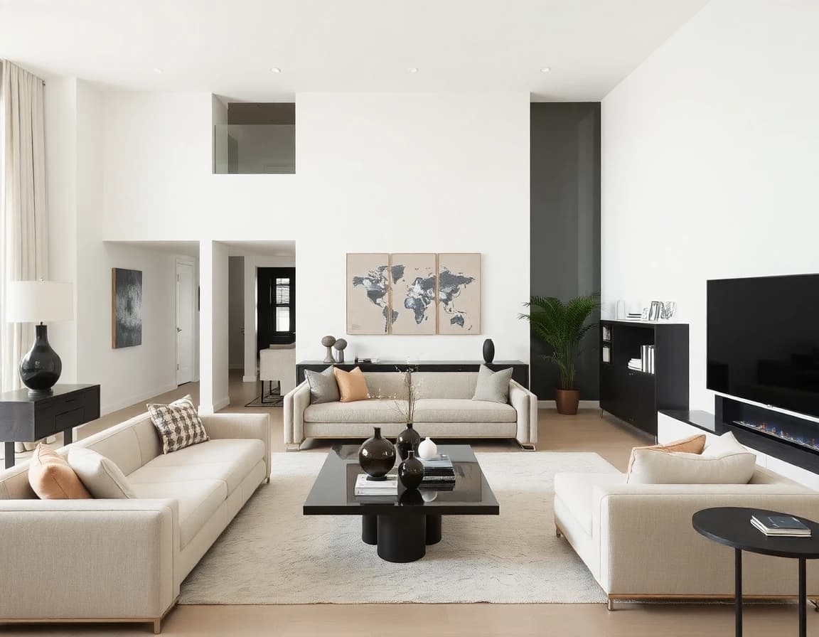 Clean Contemporary Example - DecorAI - AI Interior Design