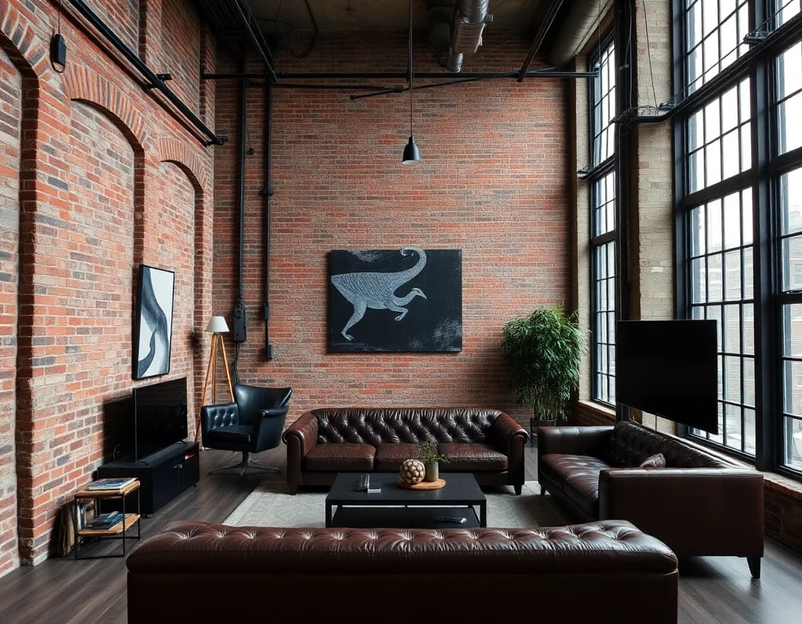 Industrial - DecorAI - AI Interior Design