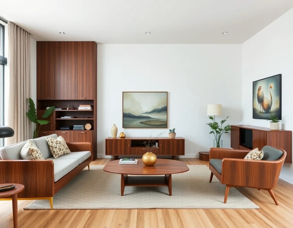 Mid-Century Modern - DecorAI - AI Interior Design